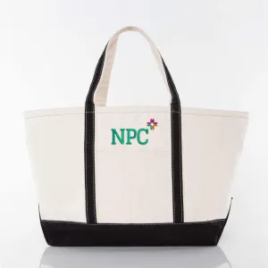 National Panhellenic Conference Large Canvas Tote