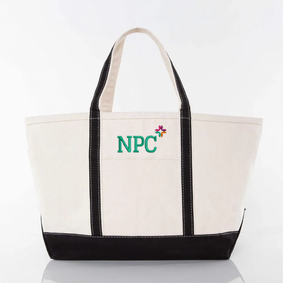National Panhellenic Conference Large Canvas Tote