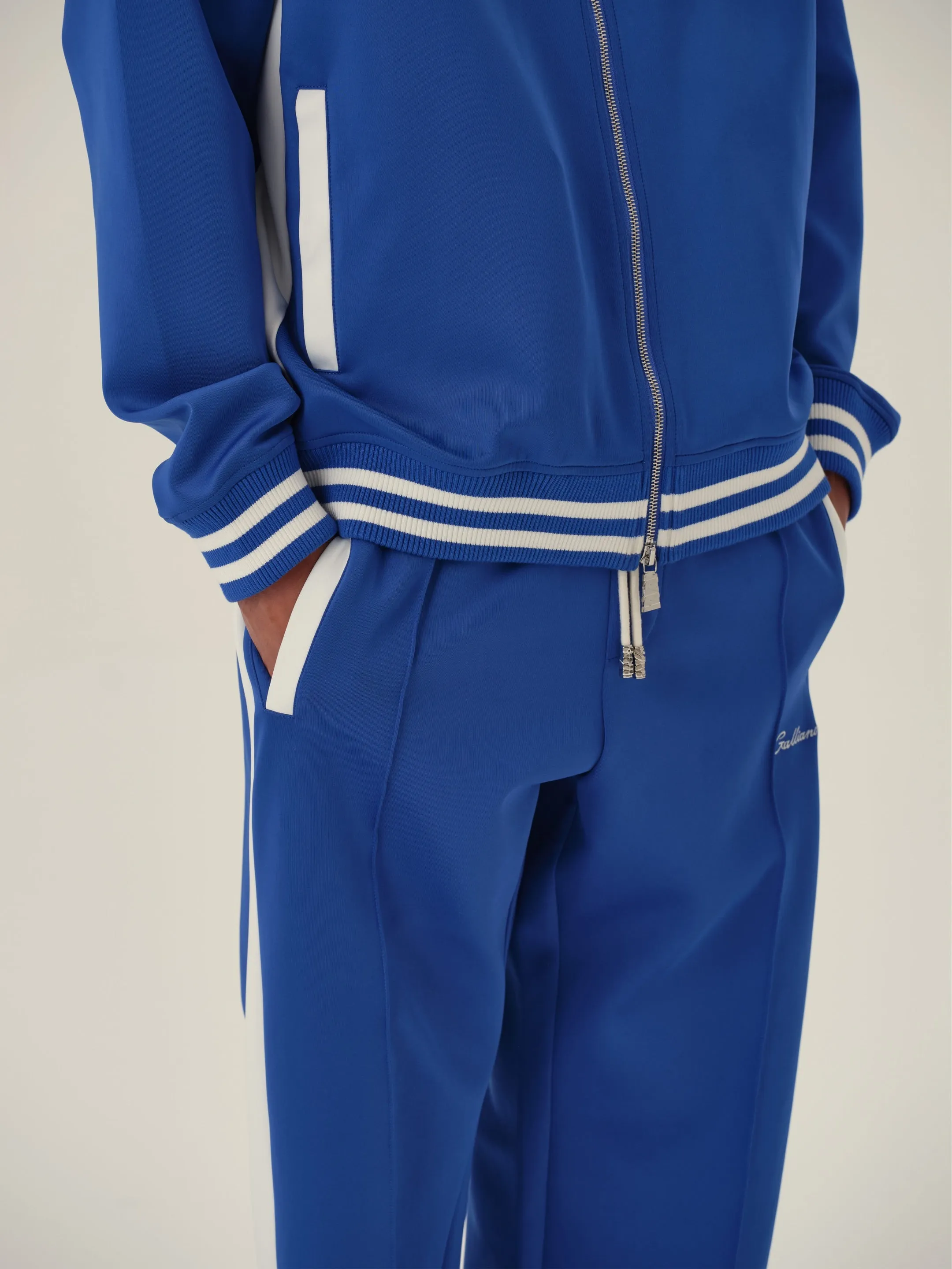 Navy Blue Retro Patchwork School Uniform Jacket