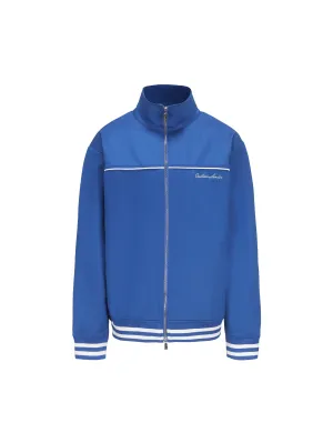 Navy Blue Retro Patchwork School Uniform Jacket