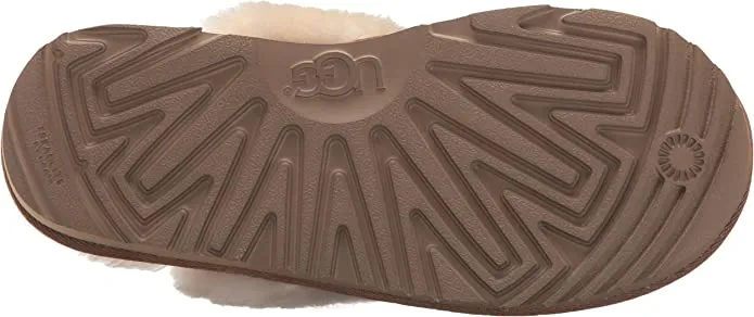 New Authentic UGG Kids Girl's K Cozy Ii Slipper in Chestnut, Sz 1! Retails $85 w/tax!