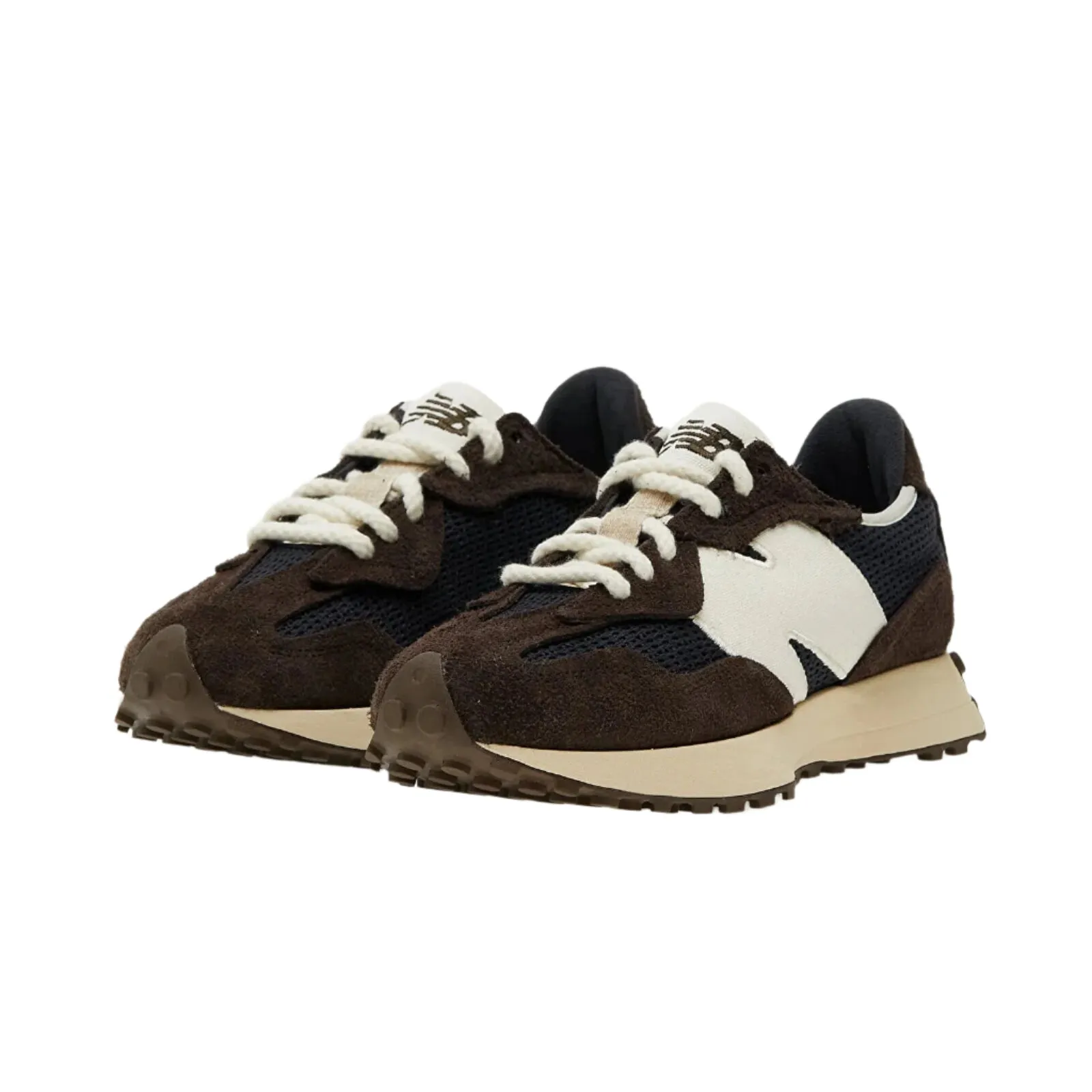 New Balance 327 Shoes Woman 8 Retro Sneaker Lace Up Low U327WVA Coffee