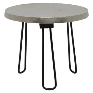 New Ren-Wil Medina II Accent table Powder Coated Iron! Great as accent table/plant stand! Retails $219 US 