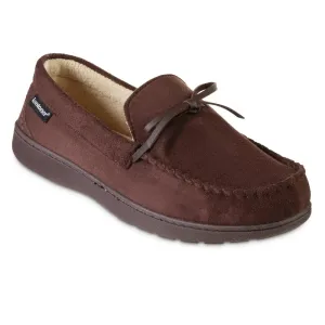 New with tags! Isotoner Men's Microsuede Nigel Moccasin Slippers with cooling gel in dark chocolate! Sz XL 11-12! Retails $54 