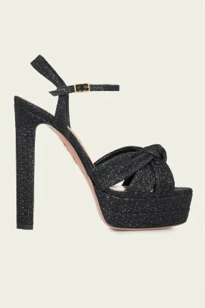 Nina Sandal Plateau 130 in Black