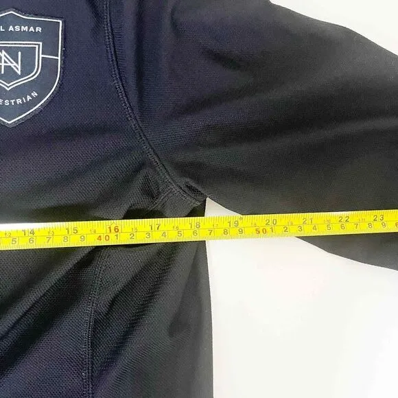 Noel Asmar Womens Equestrian Jacket Black Sz XL Full Zip Horse‎ Riding Practice