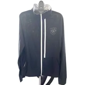 Noel Asmar Womens Equestrian Jacket Black Sz XL Full Zip Horse‎ Riding Practice