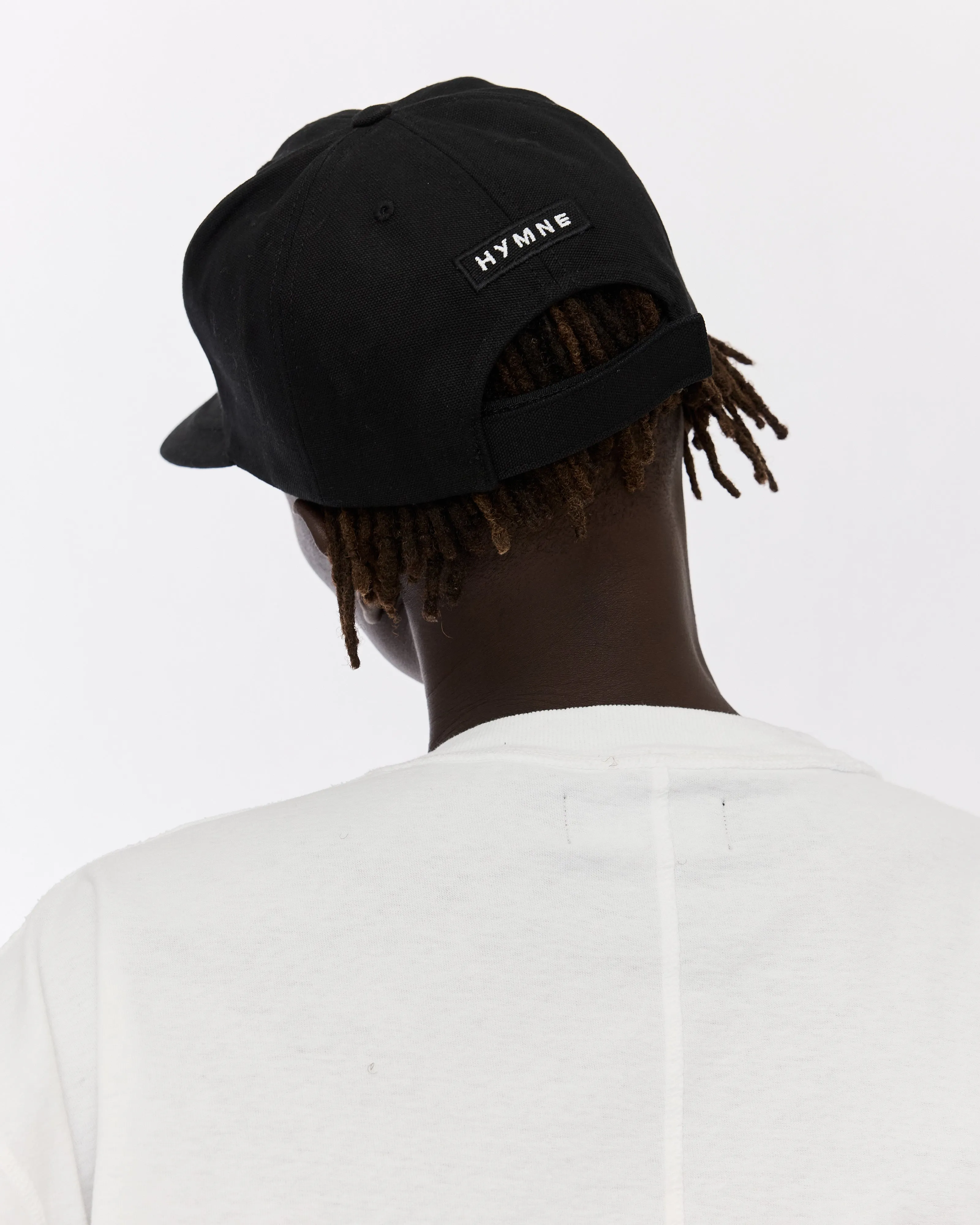Note Logo Structured Cap, Black