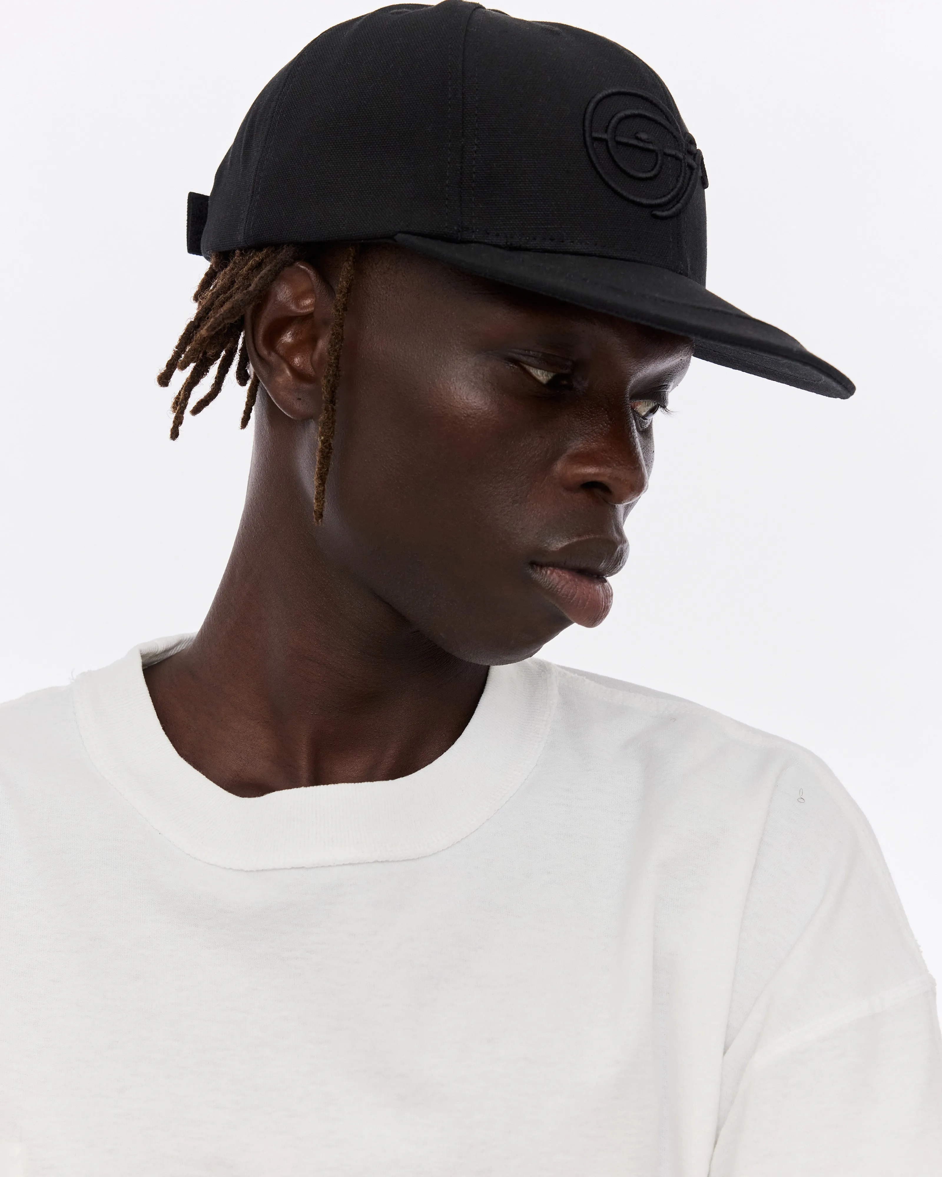 Note Logo Structured Cap, Black
