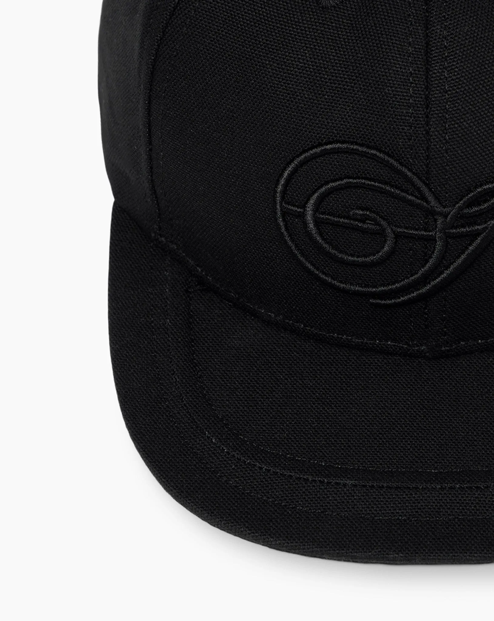 Note Logo Structured Cap, Black