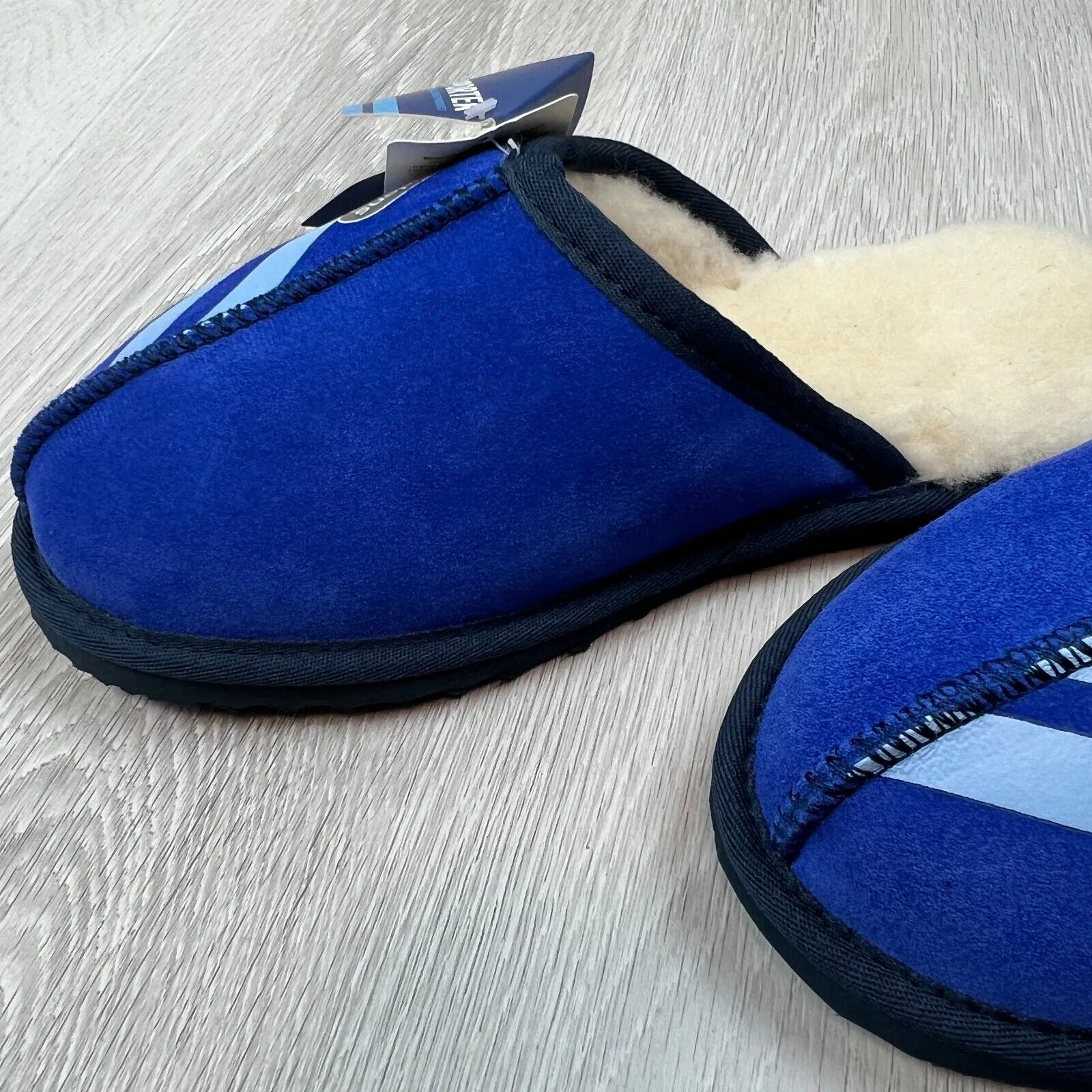 NRL NSW Blues State of Origin Merino Wool Slippers Size US W 6 / M 5 (New)