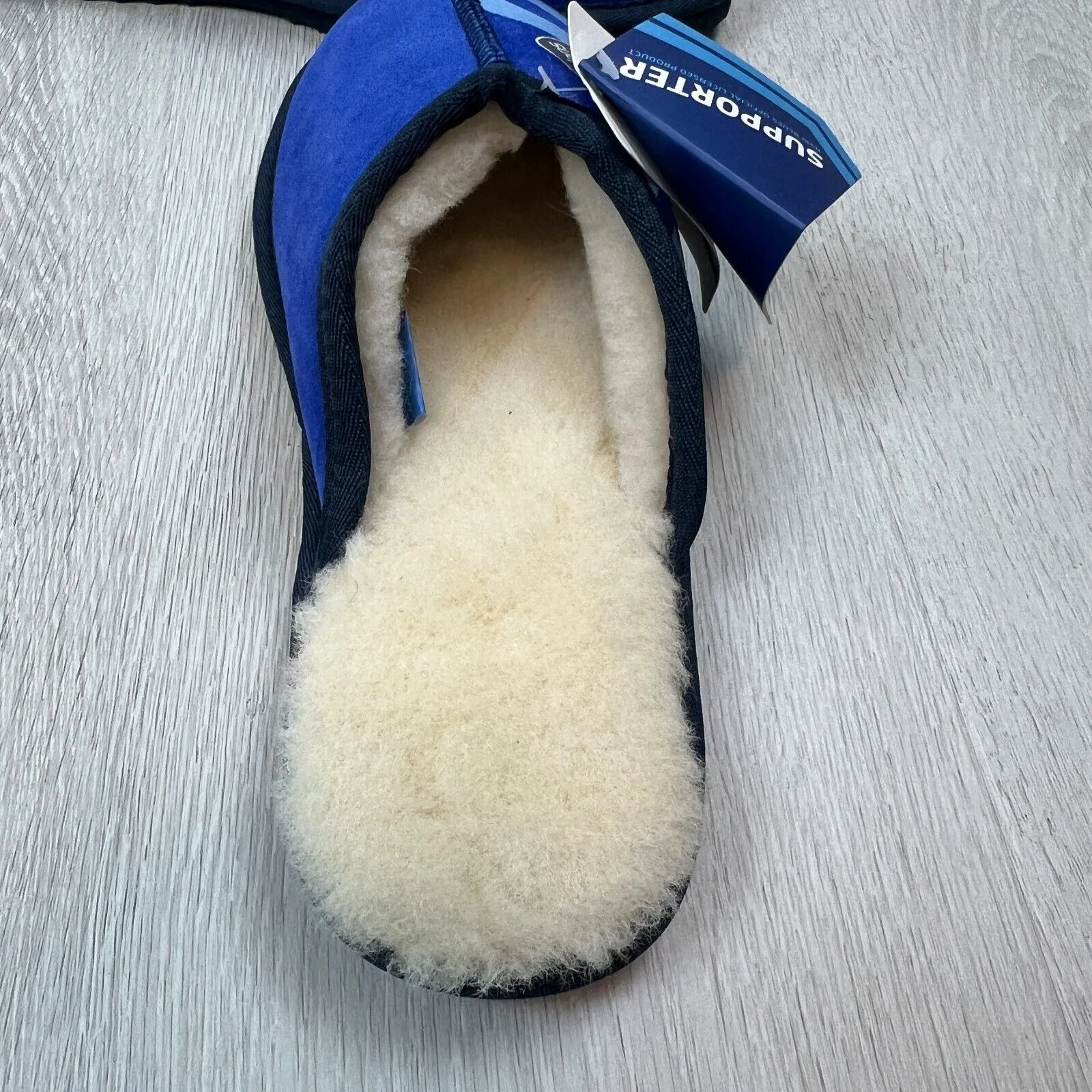 NRL NSW Blues State of Origin Merino Wool Slippers Size US W 6 / M 5 (New)