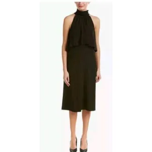 NWT $198 ELLA MOSS Women’s Aubriella Dress Black L