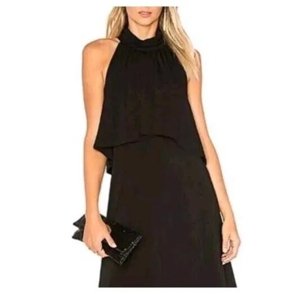 NWT $198 ELLA MOSS Women’s Aubriella Dress Black L