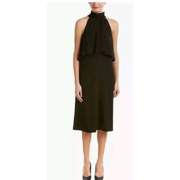 NWT $198 ELLA MOSS Women’s Aubriella Dress Black L