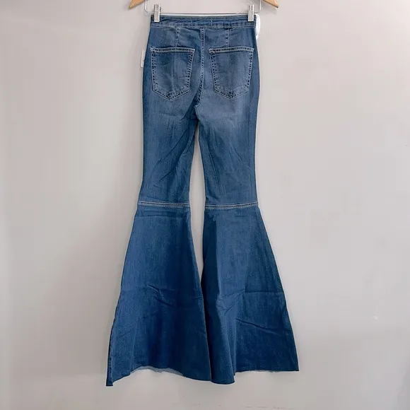 NWT Free people Just Float On Flare western preppy rodeo retro inspired Jeans