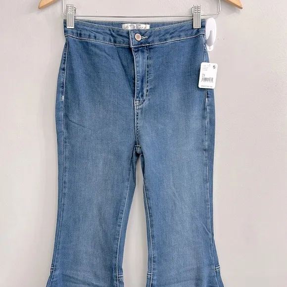 NWT Free people Just Float On Flare western preppy rodeo retro inspired Jeans
