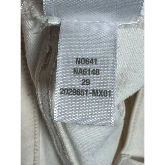 NWT Madewell Kick Out Full-Length Jeans Raw Hem Vintage Canvas Size 29
