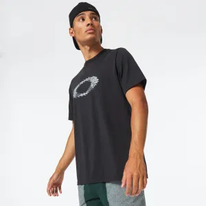 Oakley Men's Blurred Static Icon Tee - Blackout
