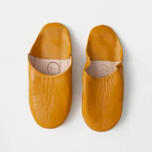 Ochre Small Babouche Slippers