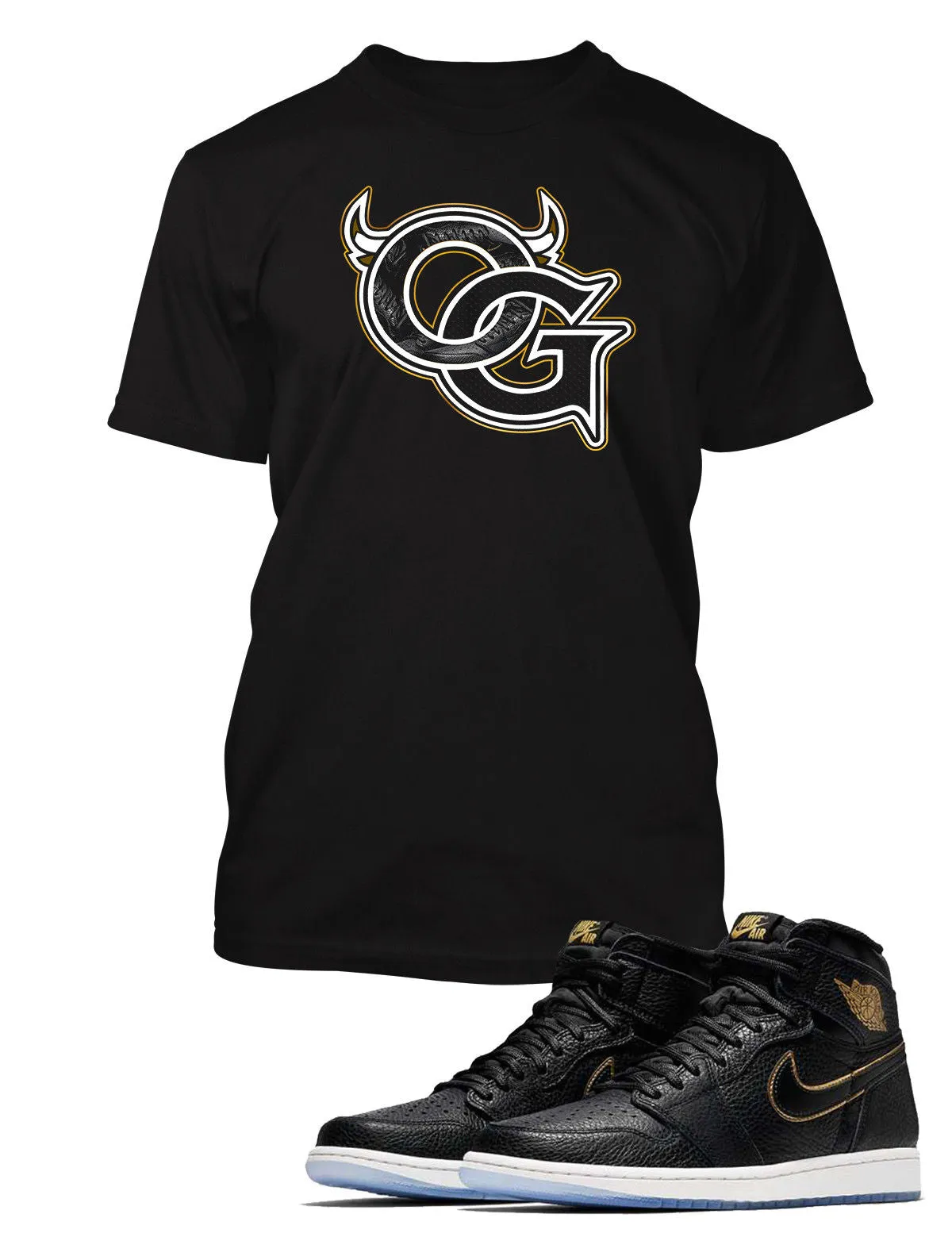 OG Graphic T Shirt to Match Retro Air Jordan 1 High Shoe