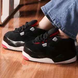 ONE SIZE FITS MOST JORDAN LIKE ULTRA COZY & FUZZY FLEECE SNEAKERS