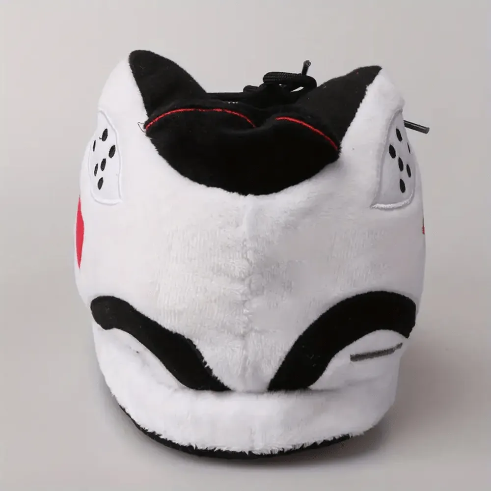 ONE SIZE FITS MOST JORDAN LIKE ULTRA COZY & FUZZY FLEECE SNEAKERS