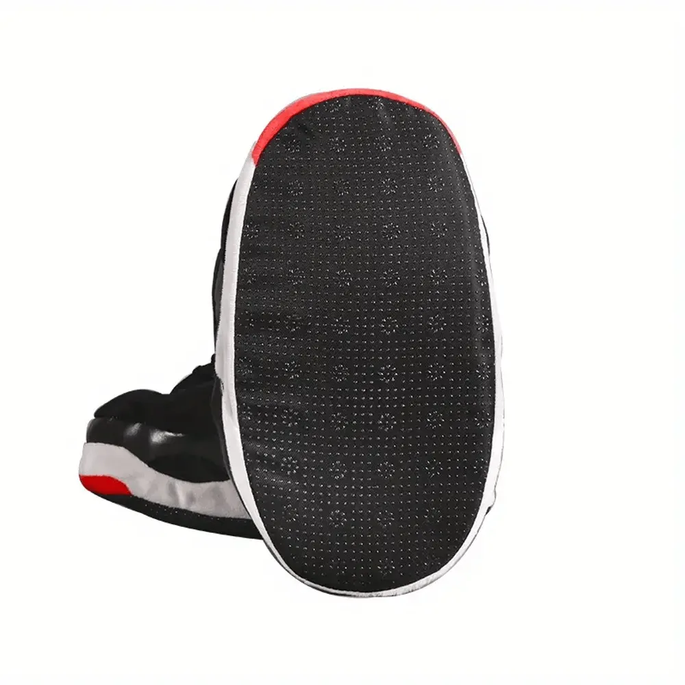 ONE SIZE FITS MOST JORDAN LIKE ULTRA COZY & FUZZY FLEECE SNEAKERS