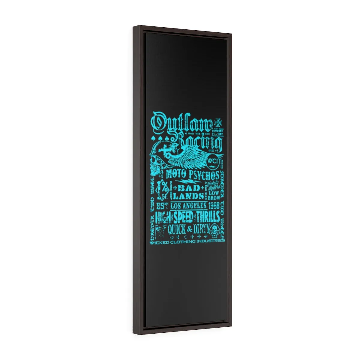 Outlaw Racing /Vertical FramedWrap Canvas