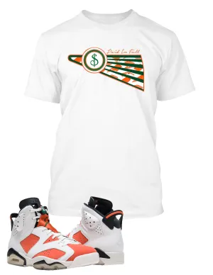 Paid In Full T Shirt to Match Retro Air Jordan 6 Gatorade Shoe