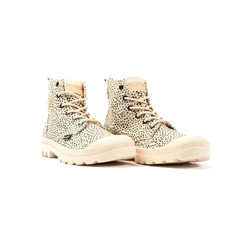 Palladium Canvas Boot Sand Print