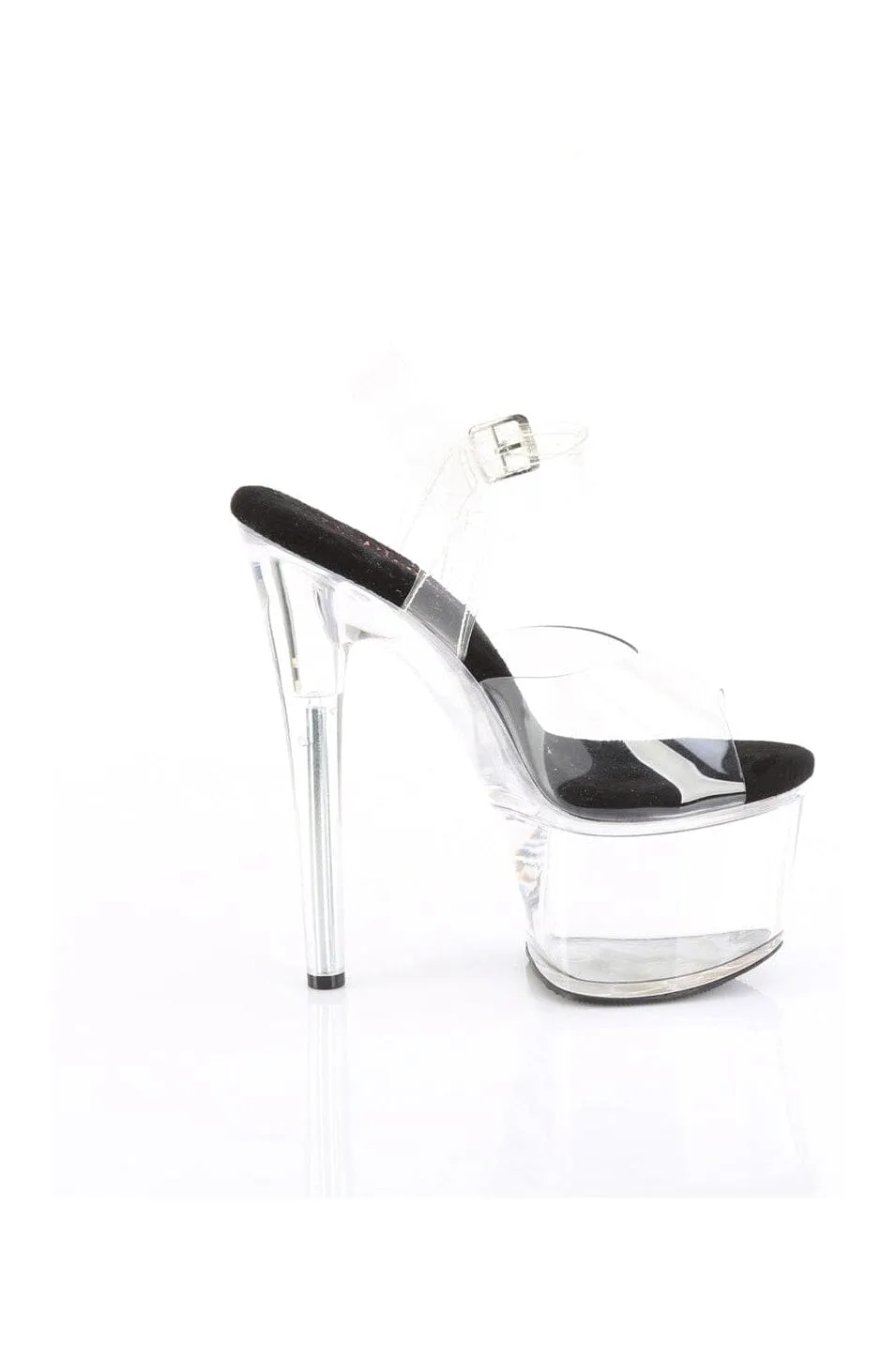 PASSION-708 Clear Vinyl Sandal