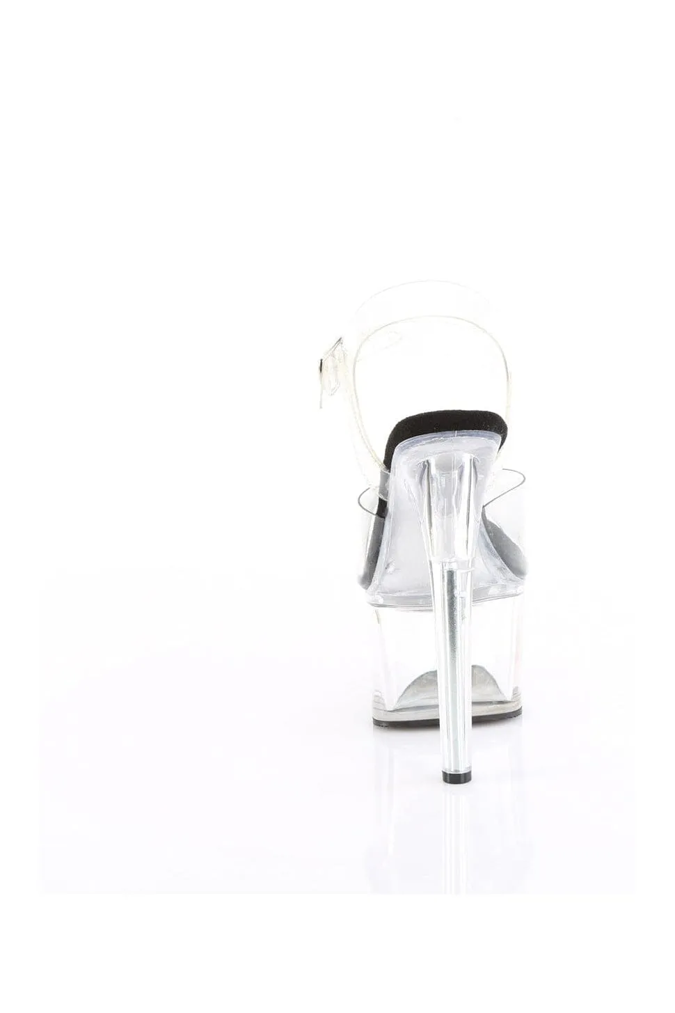 PASSION-708 Clear Vinyl Sandal