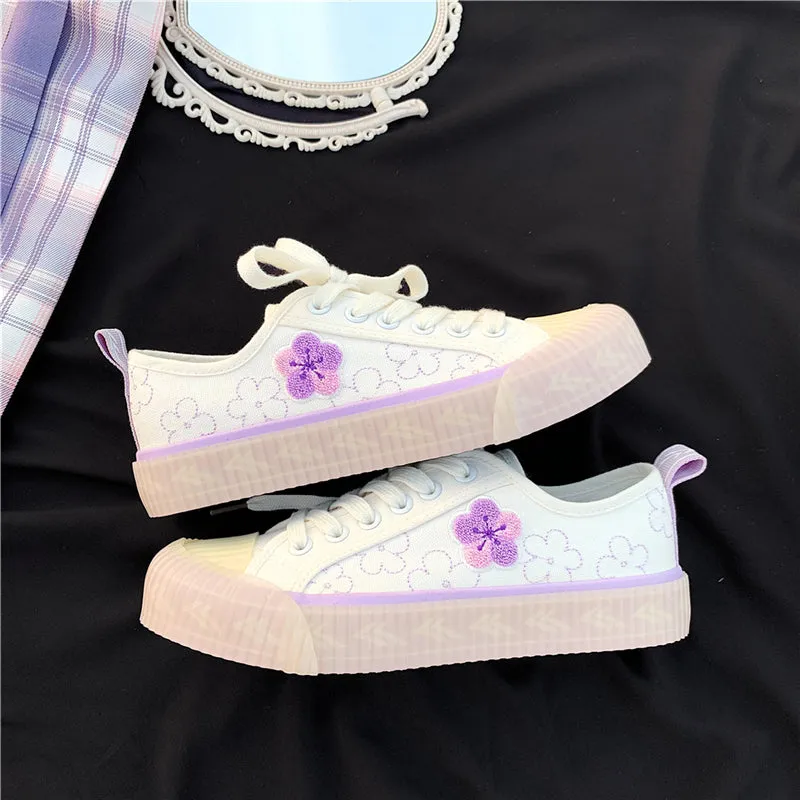PASTEL PINK/PURPLE SAKURA CANVAS SHOES UB2526