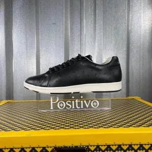Paul Smith Womens Rabbit Perf Black Leather Low Top Sneakers