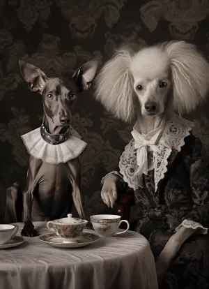 Paws For Tea - Up to 60"x90"