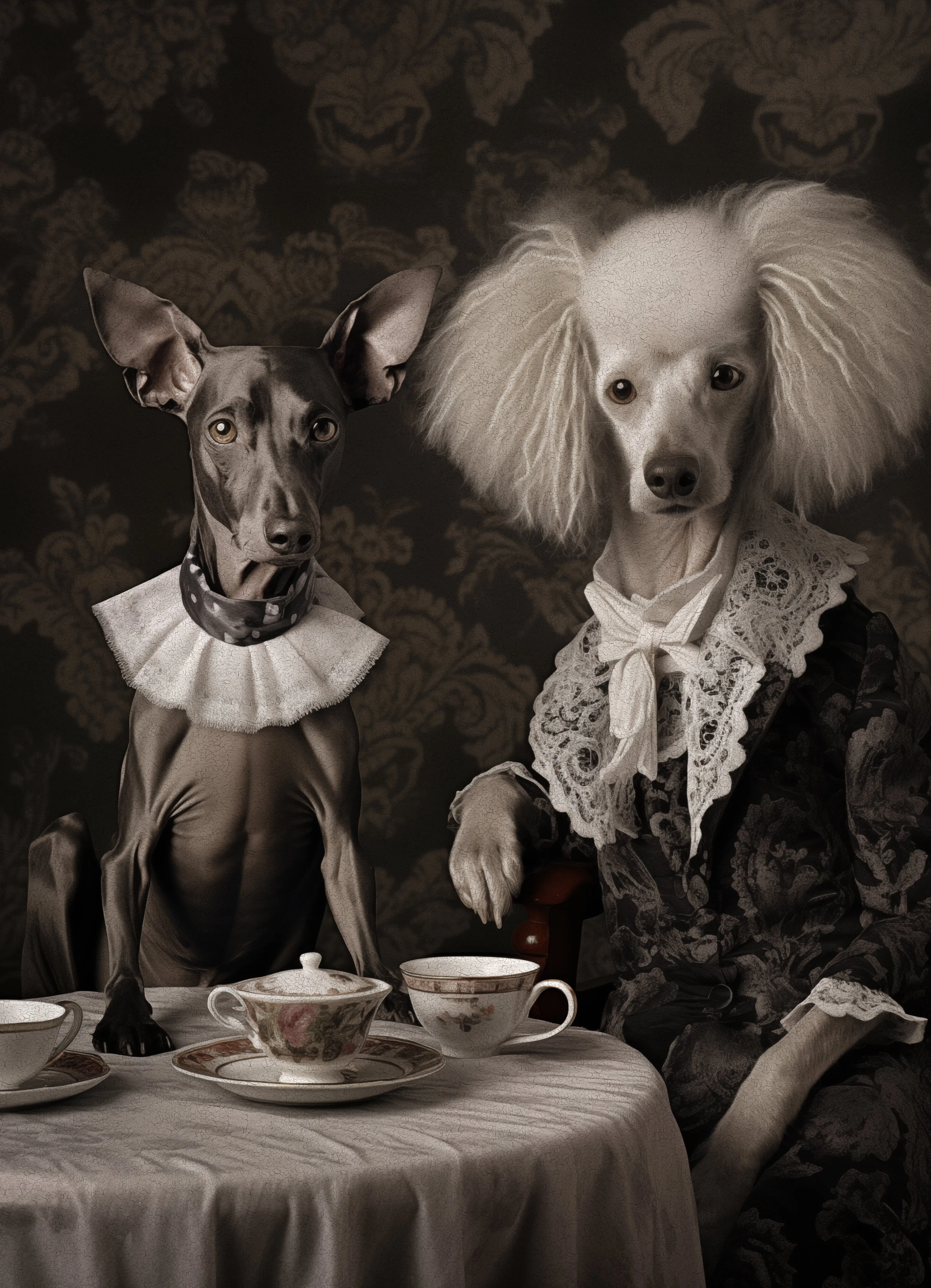 Paws For Tea - Up to 60"x90"