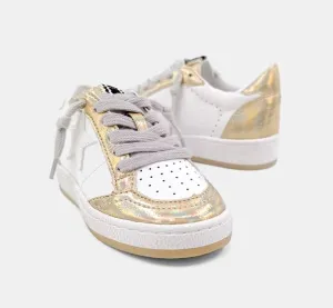 PAZ TODDLERS- GOLD METALLIC