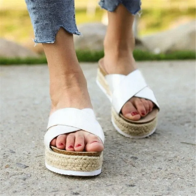 Platform Colour Strap Sandals