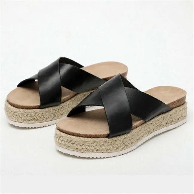 Platform Colour Strap Sandals
