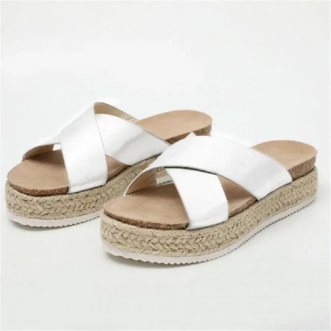 Platform Colour Strap Sandals