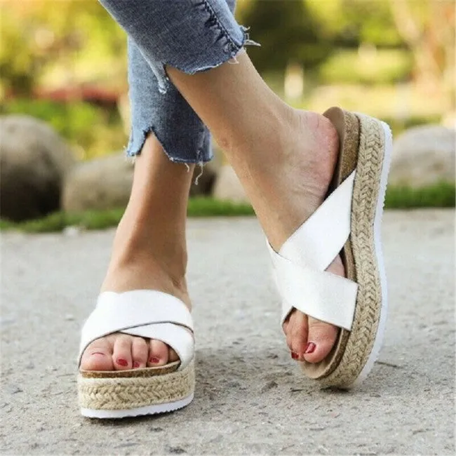 Platform Colour Strap Sandals