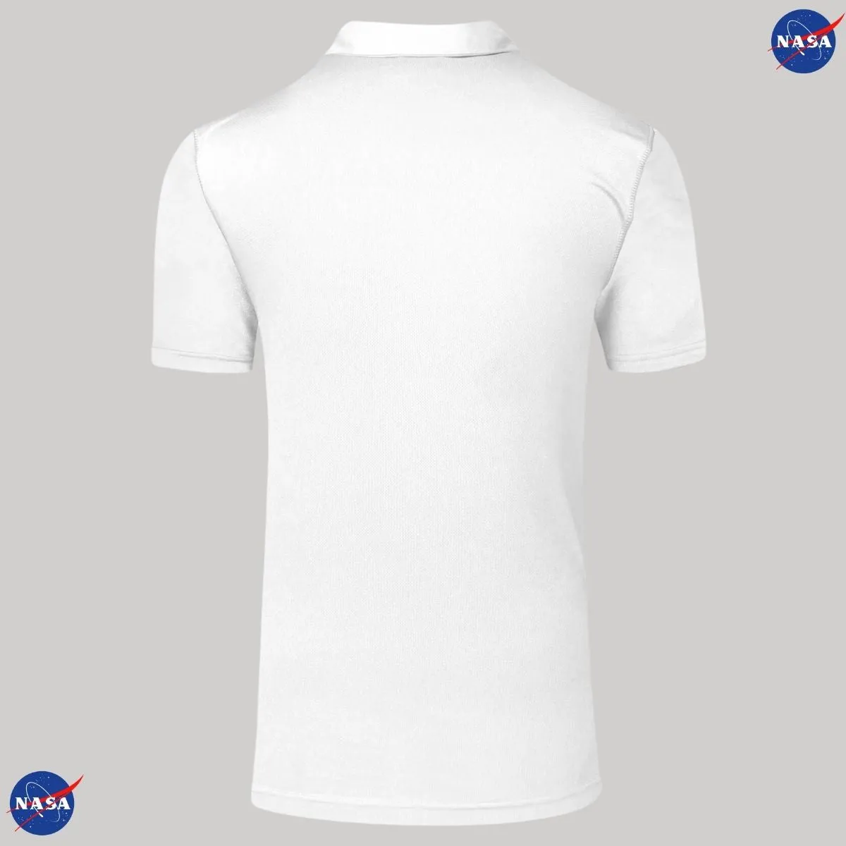 Playera Tipo Polo Hombre Nasa Worm Mono Bordado