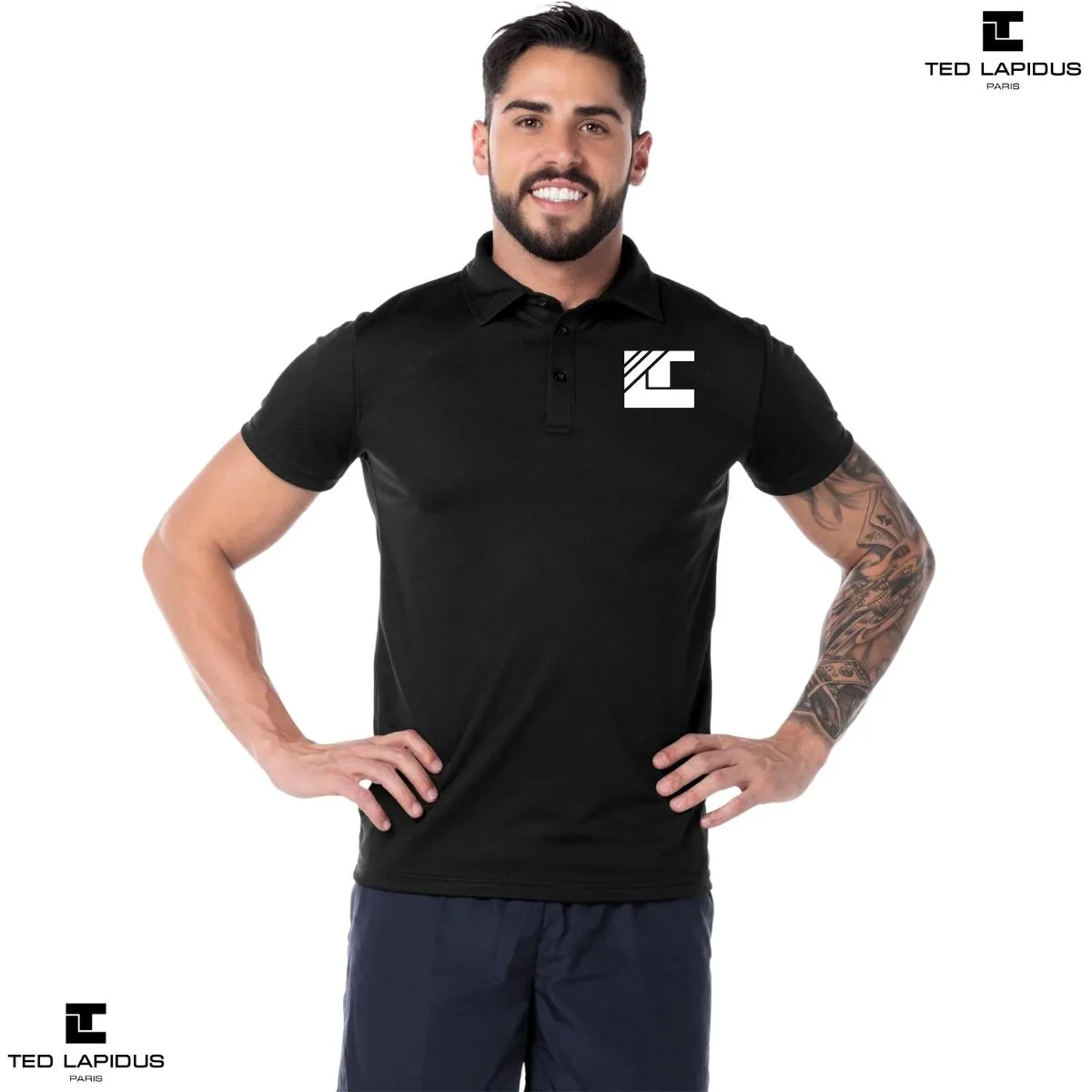 Playera Tipo Polo Hombre Ted Lapidus Paris TL