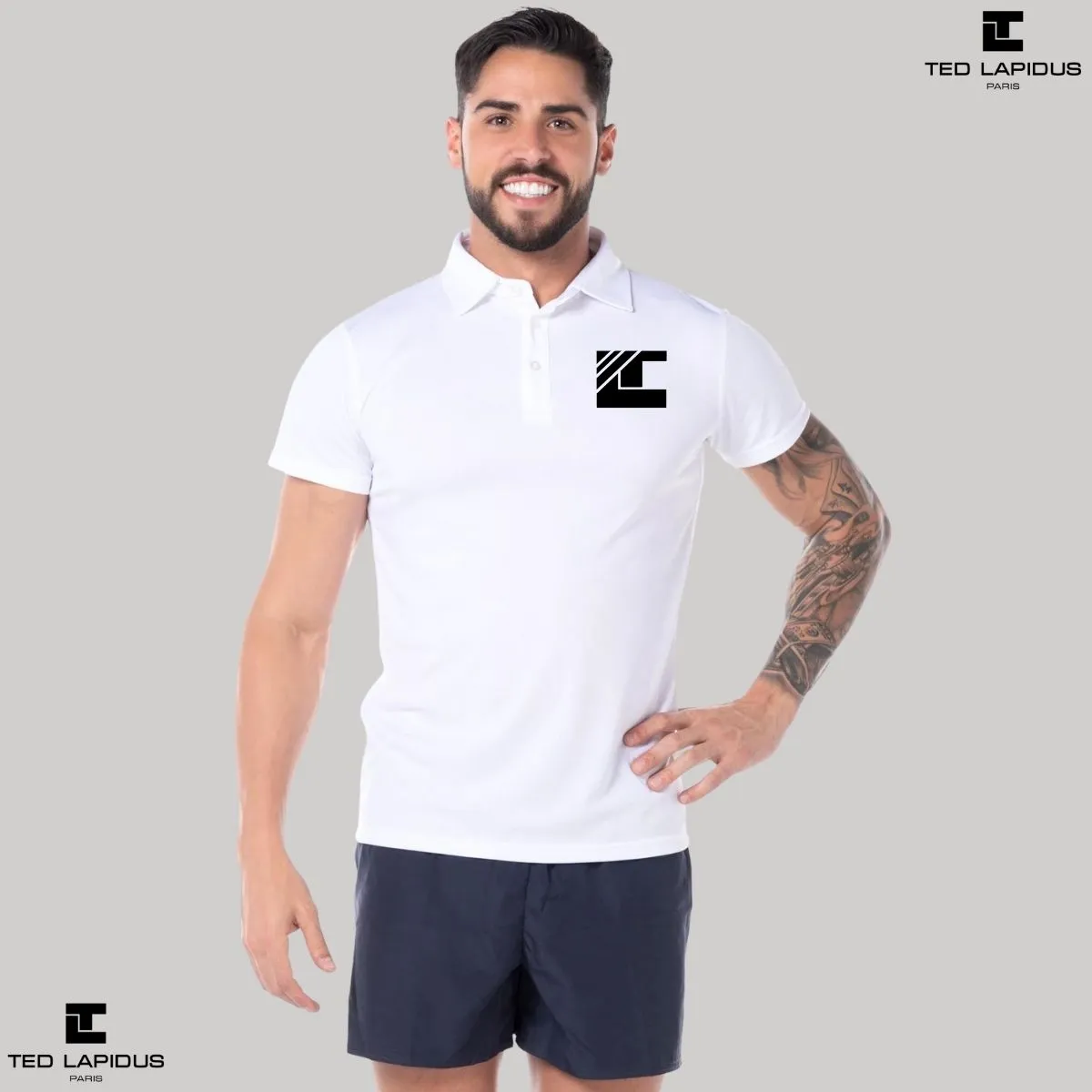 Playera Tipo Polo Hombre Ted Lapidus Paris TL