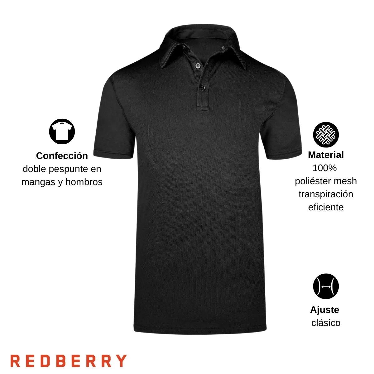 Playera Tipo Polo Hombre Yazbek C1502