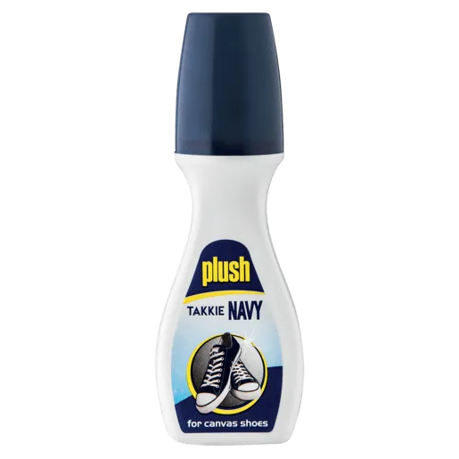 Plush Takkie Navy Liquid Shoe Polish 75Ml