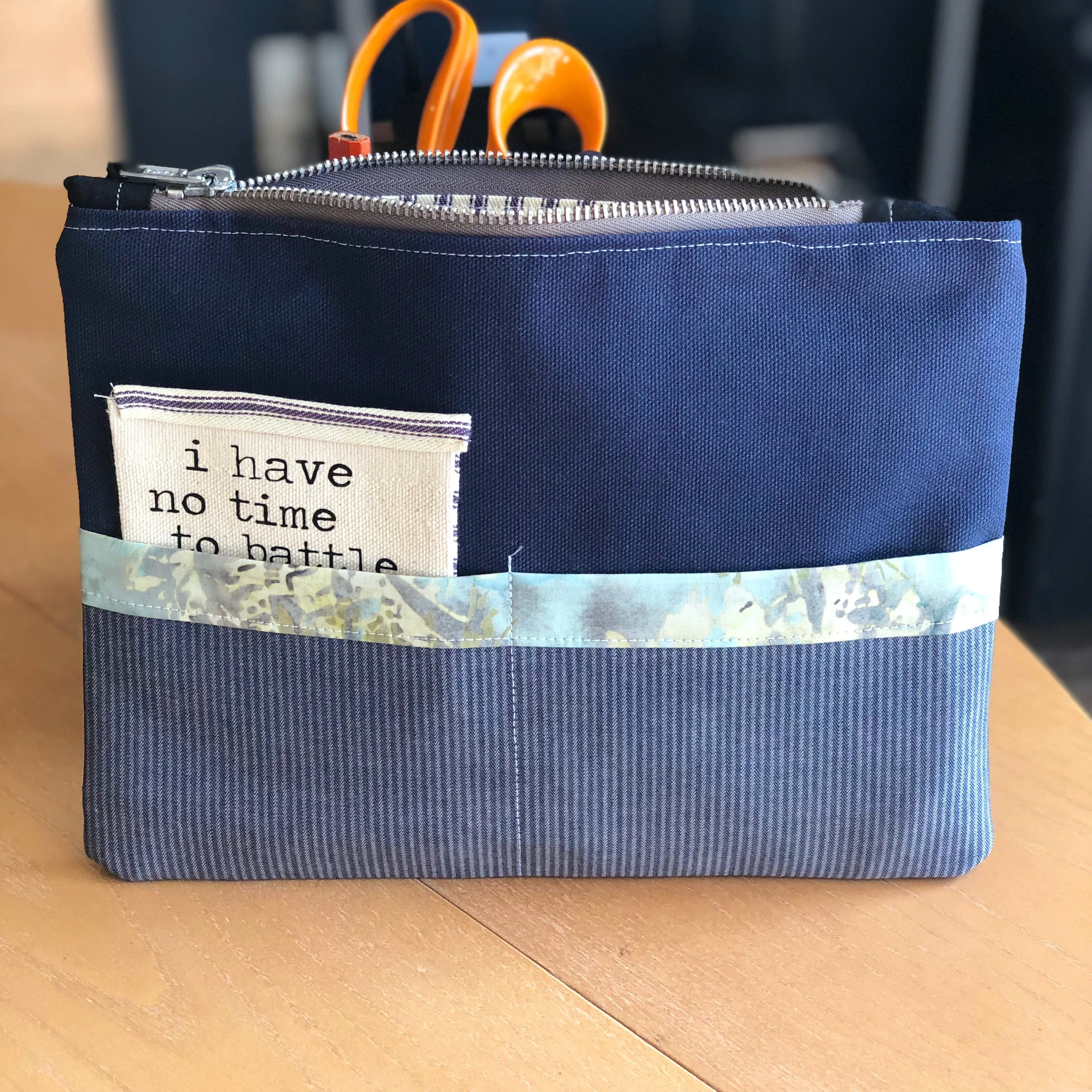pocket love - canvas zip bag