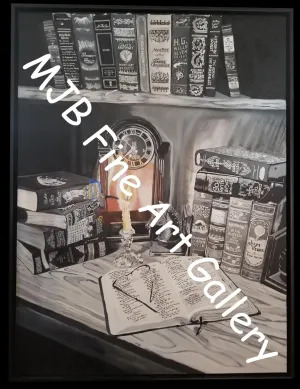 "Let Your Light Shine", Original Oil Painting, Framed