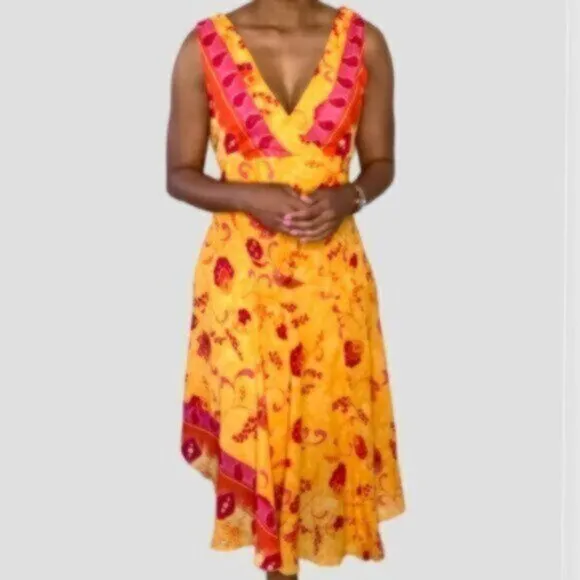Rabit Rabit Flowy Midi Cocktail Dress